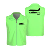 Thumbnail for Airbus A320 Printed Designed Thin Style Vests