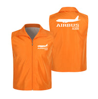 Thumbnail for Airbus A320 Printed Designed Thin Style Vests