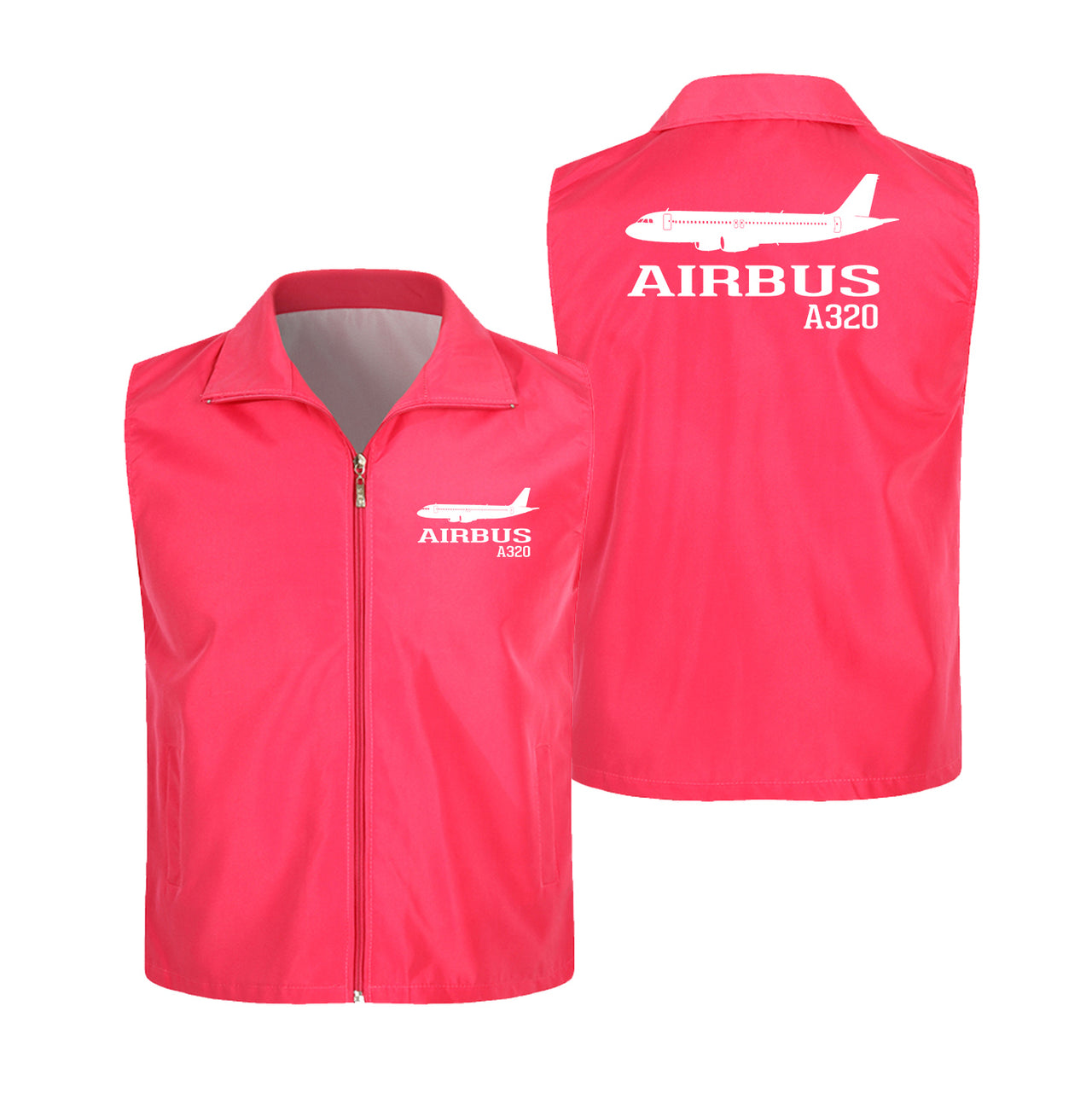 Airbus A320 Printed Designed Thin Style Vests