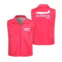 Thumbnail for Airbus A320 Printed Designed Thin Style Vests