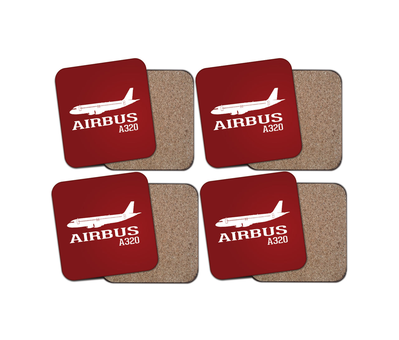 Airbus A320 Printed Designed Coasters