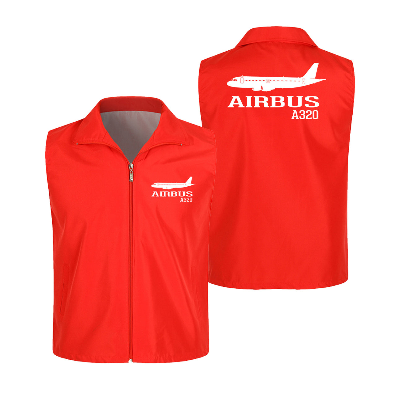 Airbus A320 Printed Designed Thin Style Vests