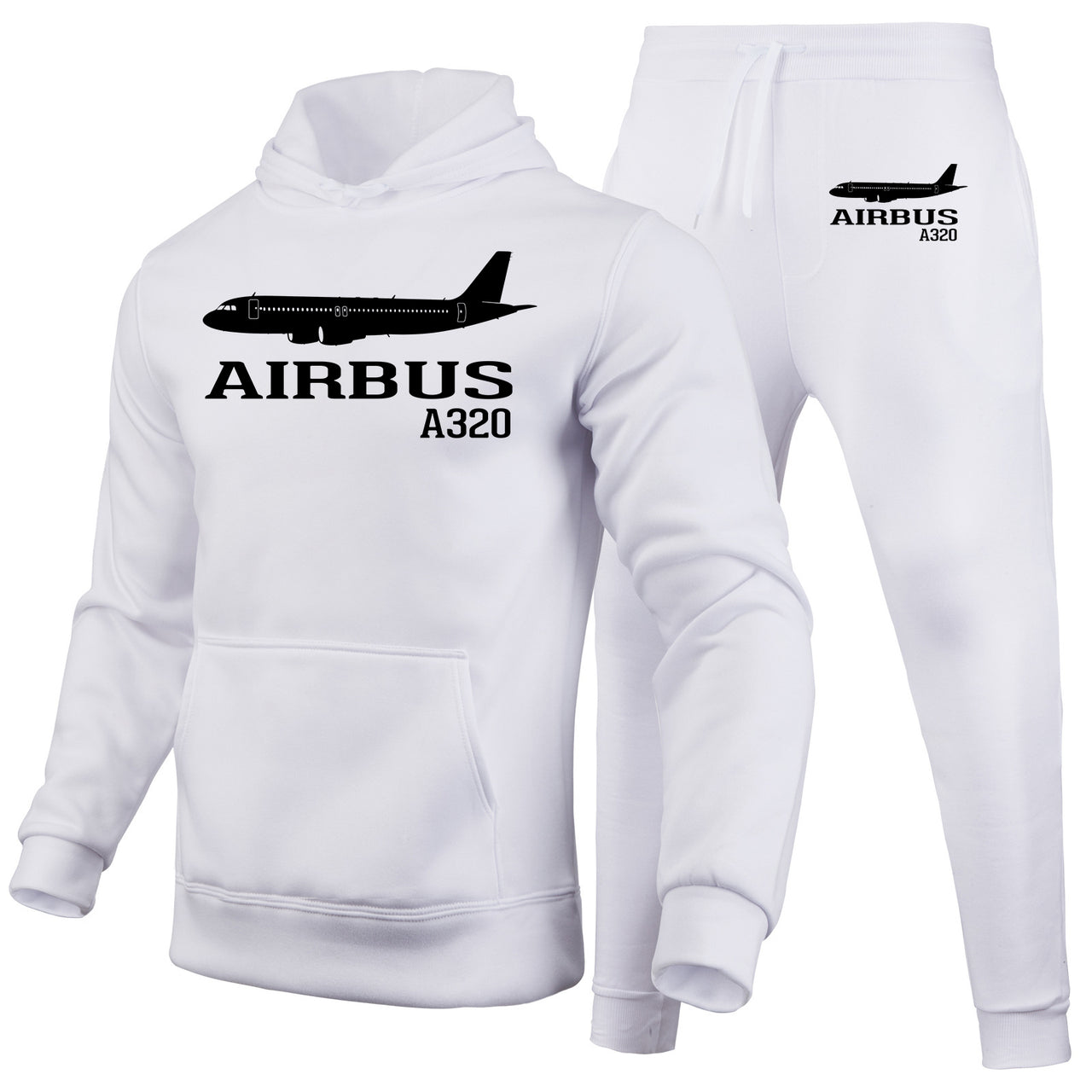 Airbus A320 Printed Designed Hoodies & Sweatpants Set