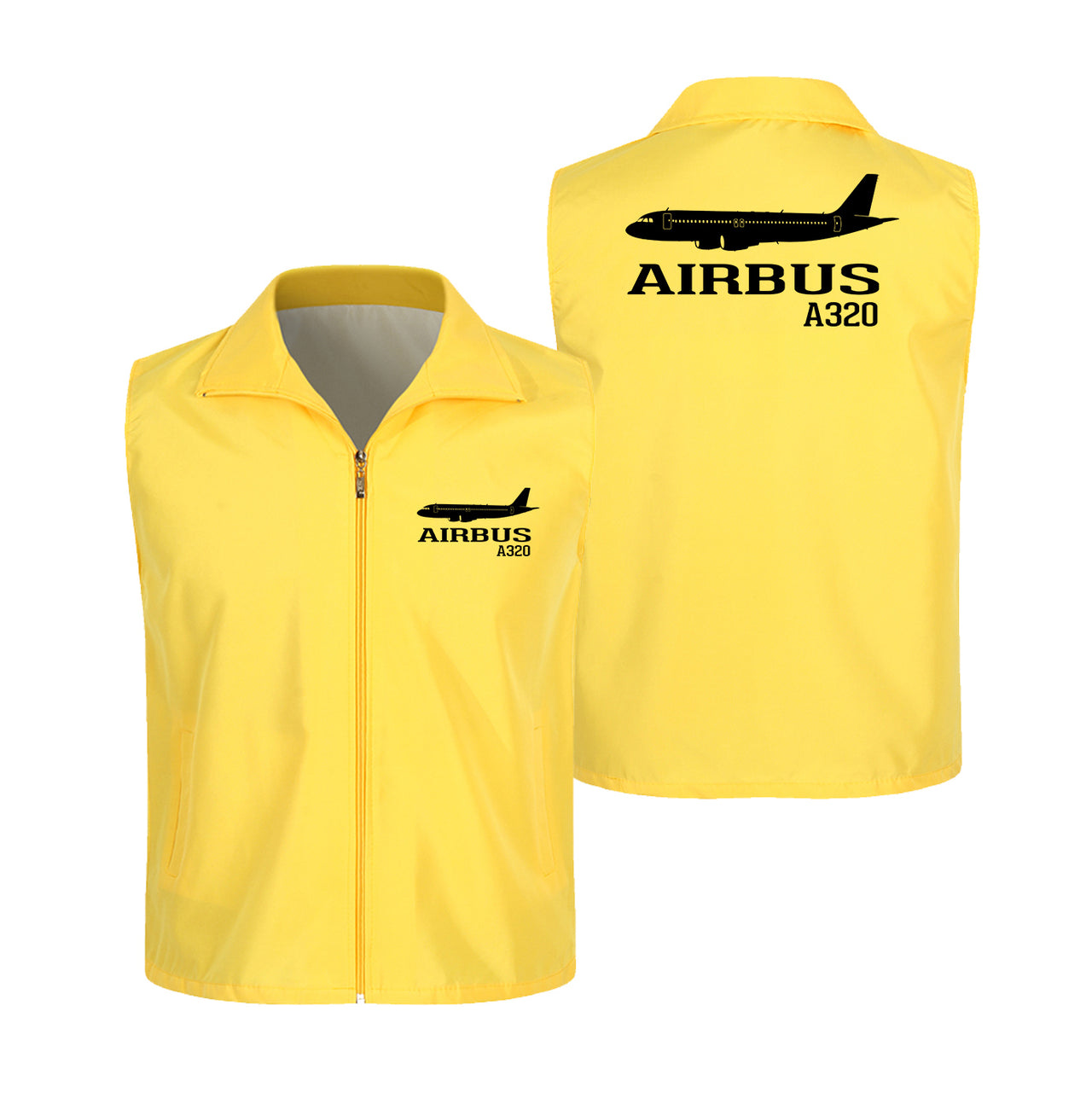 Airbus A320 Printed Designed Thin Style Vests