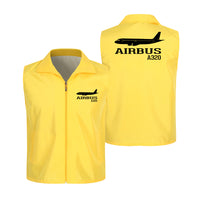 Thumbnail for Airbus A320 Printed Designed Thin Style Vests