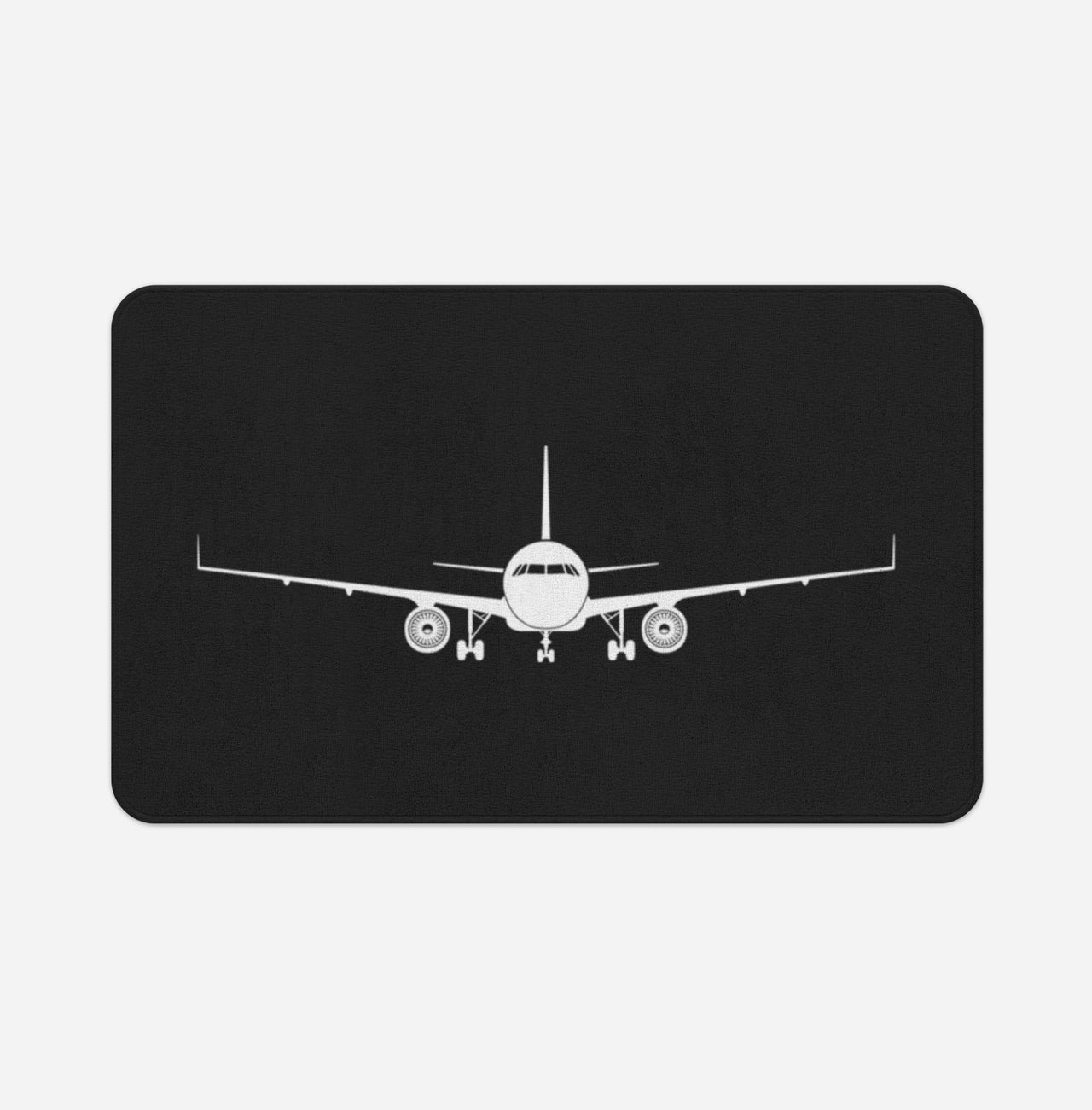 Airbus A320 Silhouette Designed Bath Mats