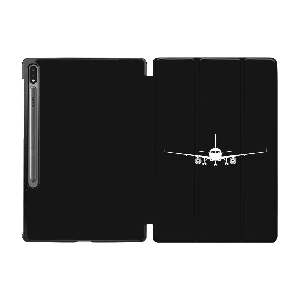 Airbus A320 Silhouette Designed Samsung Tablet Cases