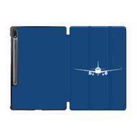 Thumbnail for Airbus A320 Silhouette Designed Samsung Tablet Cases