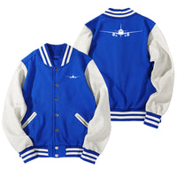 Thumbnail for Airbus A320 Silhouette Designed Baseball Style Jackets