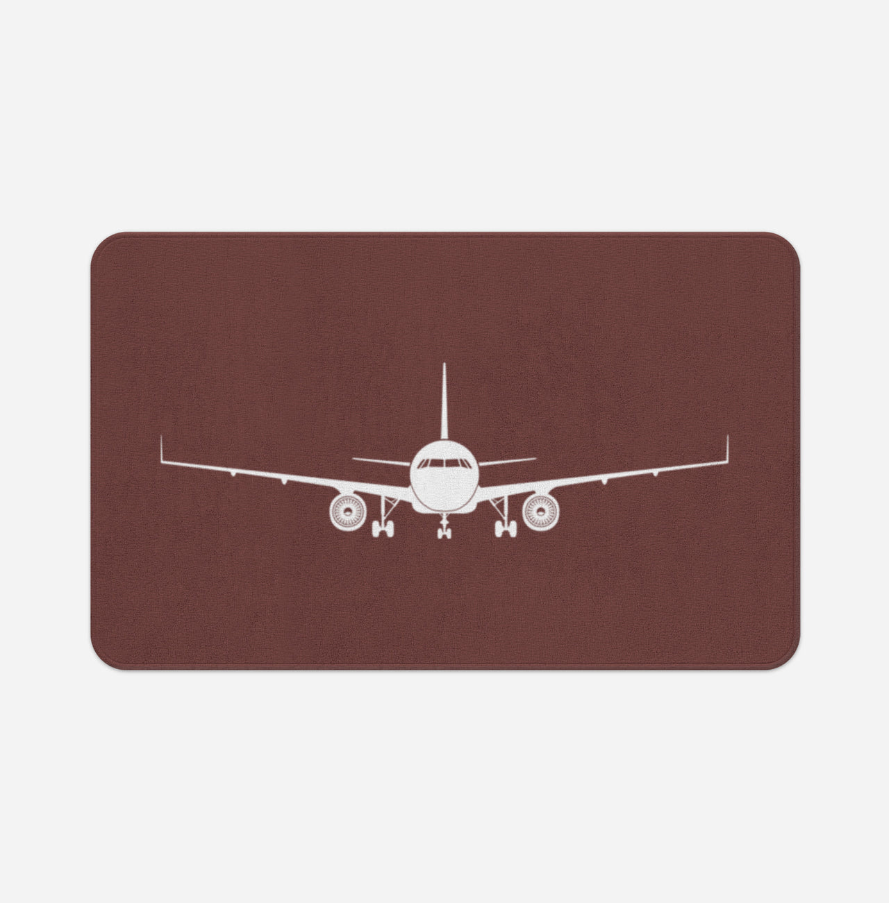 Airbus A320 Silhouette Designed Bath Mats