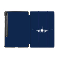 Thumbnail for Airbus A320 Silhouette Designed Samsung Tablet Cases