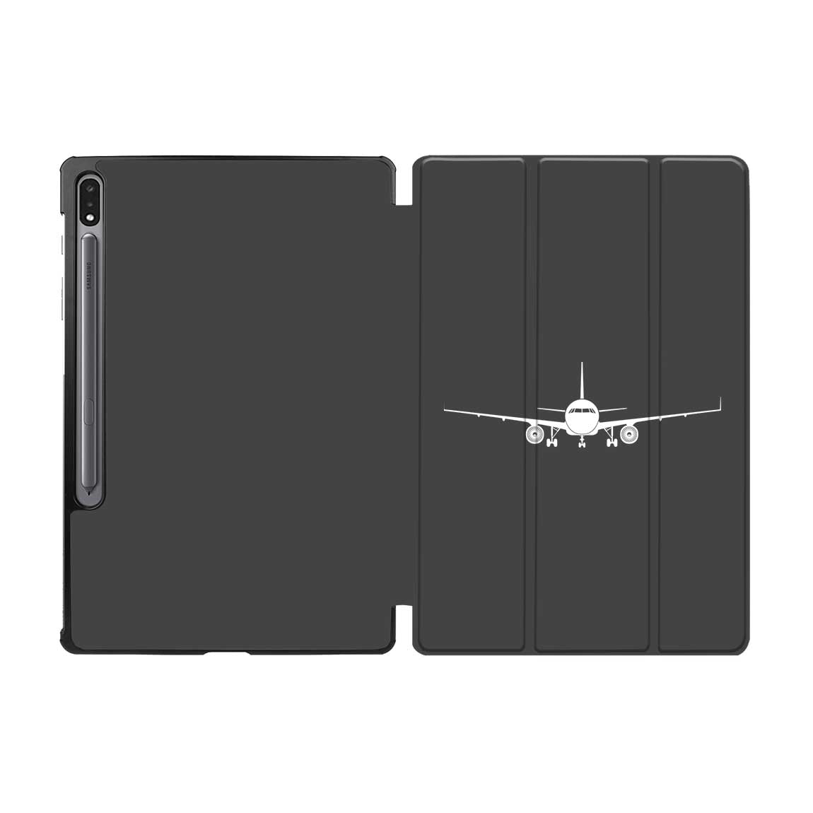 Airbus A320 Silhouette Designed Samsung Tablet Cases