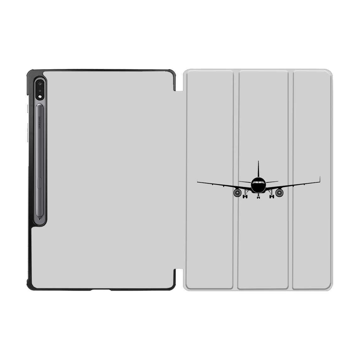 Airbus A320 Silhouette Designed Samsung Tablet Cases