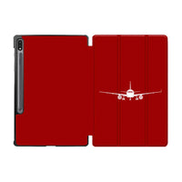 Thumbnail for Airbus A320 Silhouette Designed Samsung Tablet Cases