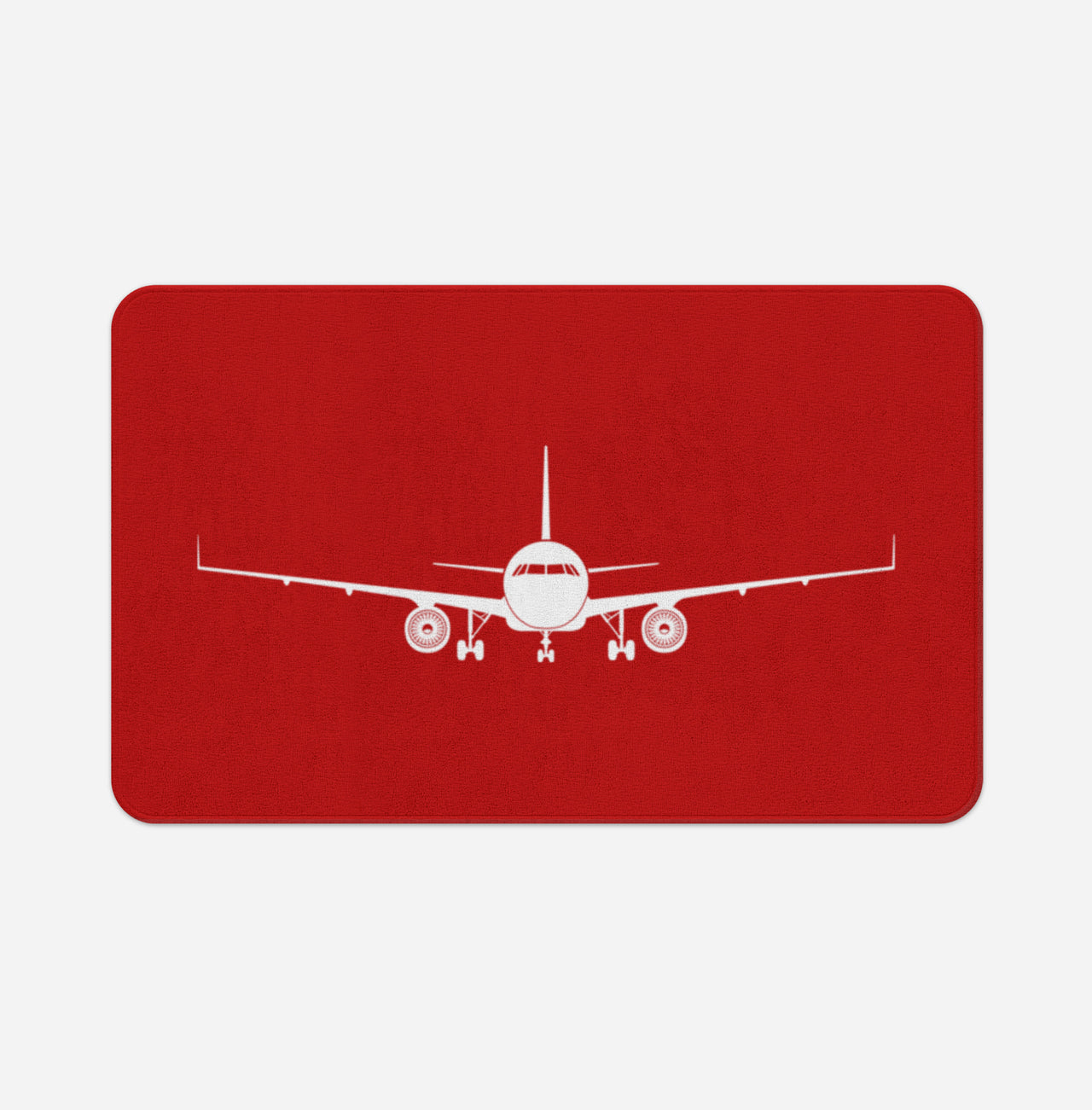 Airbus A320 Silhouette Designed Bath Mats