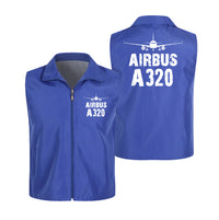 Thumbnail for Airbus A320 & Plane Designed Thin Style Vests