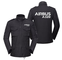 Thumbnail for Airbus A320 & Text Designed Military Coats