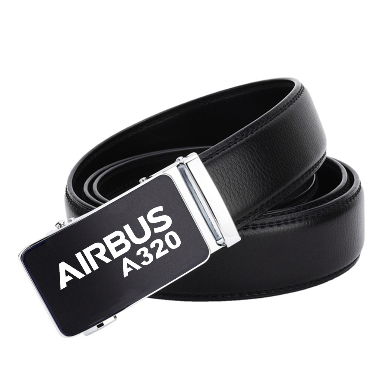 Airbus A320 & Text Designed Men Belts