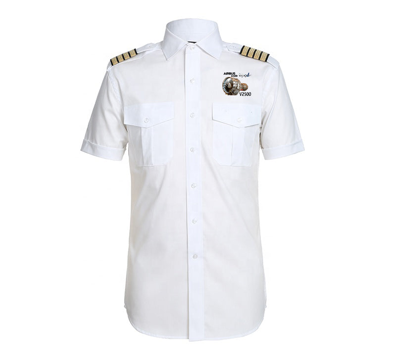 Airbus A320 & V2500 Engine Designed Pilot Shirts