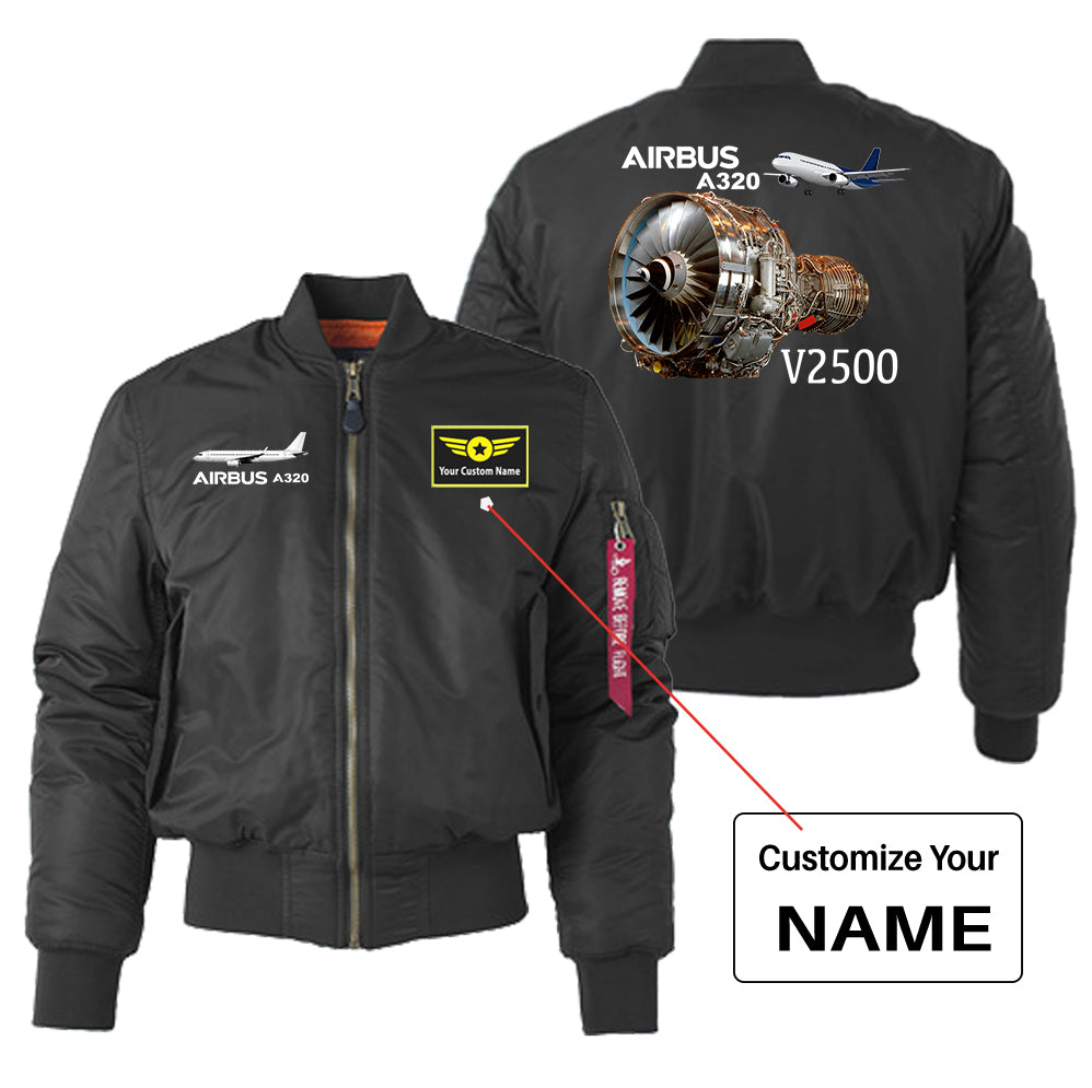 Airbus A320 & V2500 Engine Designed "Women" Bomber Jackets