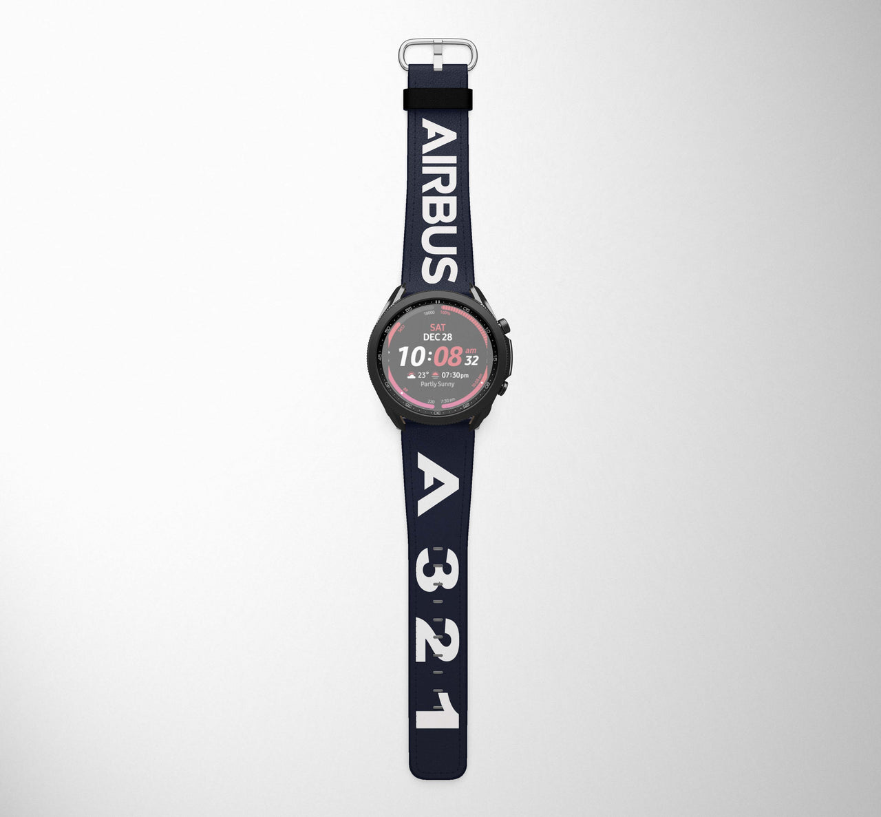 Airbus A321 Flat Text Samsung & Huawei Watch Bands