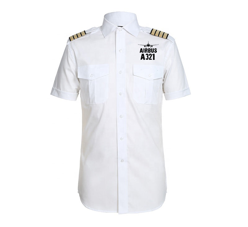 Airbus A321 & Plane Designed Pilot Shirts