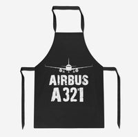 Thumbnail for Airbus A321 & Plane Designed Kitchen Aprons