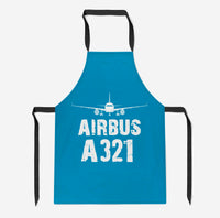 Thumbnail for Airbus A321 & Plane Designed Kitchen Aprons