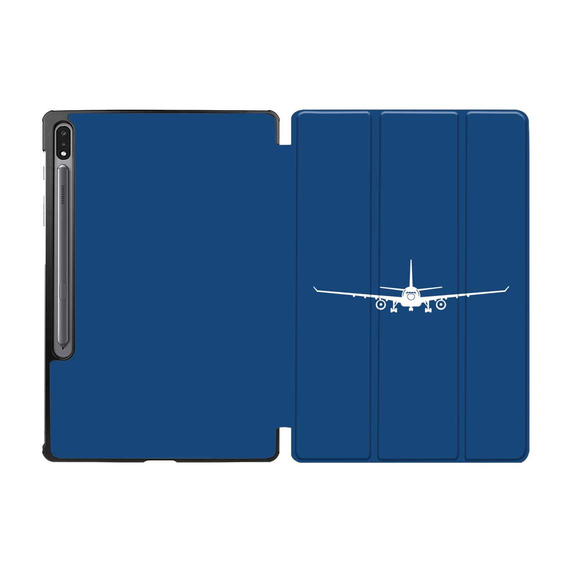 Airbus A330 Silhouette Designed Samsung Tablet Cases