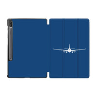 Thumbnail for Airbus A330 Silhouette Designed Samsung Tablet Cases