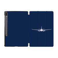 Thumbnail for Airbus A330 Silhouette Designed Samsung Tablet Cases