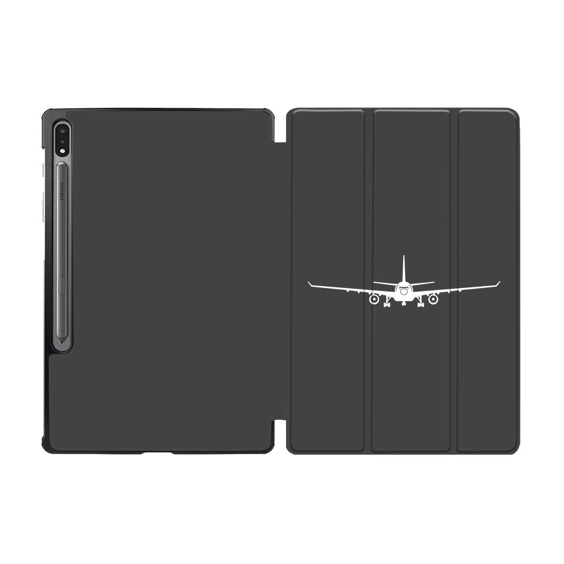 Airbus A330 Silhouette Designed Samsung Tablet Cases