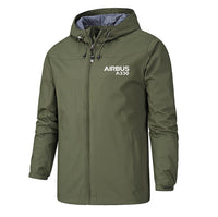 Thumbnail for Airbus A330 & Text Designed Rain Jackets & Windbreakers