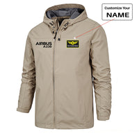 Thumbnail for Airbus A330 & Text Designed Rain Jackets & Windbreakers