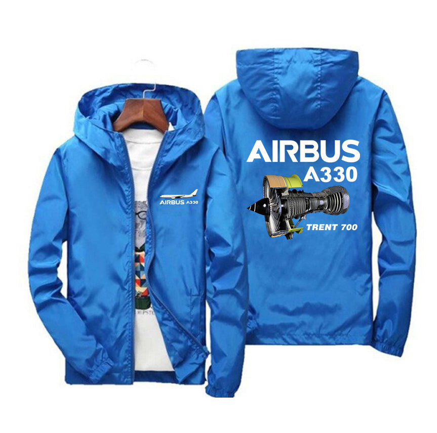 Airbus A330 & Trent 700 Engine Designed Windbreaker Jackets