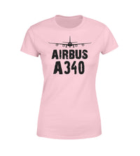 Thumbnail for Airbus A340 & Plane Designed Women T-Shirts