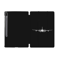 Thumbnail for Airbus A340 Silhouette Designed Samsung Tablet Cases