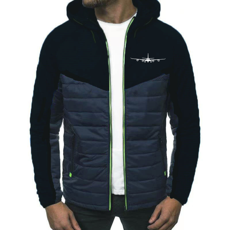 Airbus A340 Silhouette Designed Sportive Jackets