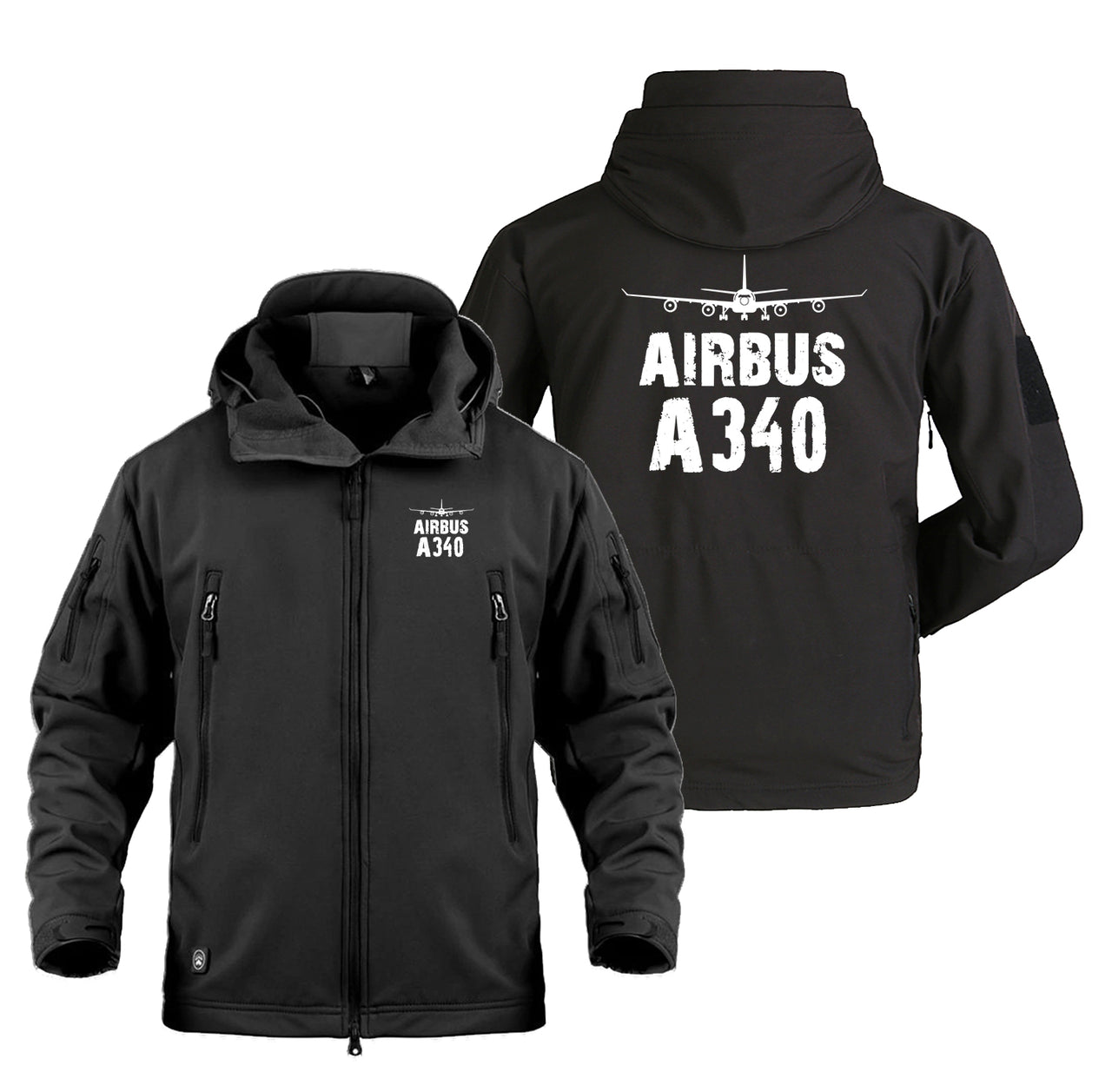 Airbus A340 & Plane Designed Military Jackets (Customizable)