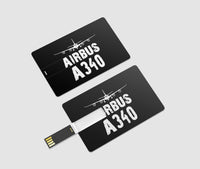 Thumbnail for Airbus A340 & Plane Designed USB Cards