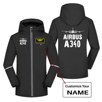 Thumbnail for Airbus A340 & Plane Designed Rain Coats & Jackets