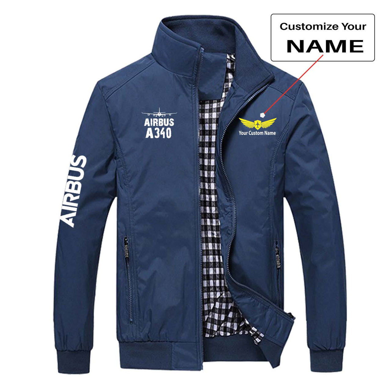 Airbus A340 & Plane Designed Stylish Jackets