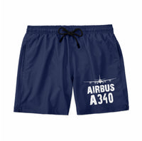 Thumbnail for Airbus A340 & Plane Designed Swim Trunks & Shorts