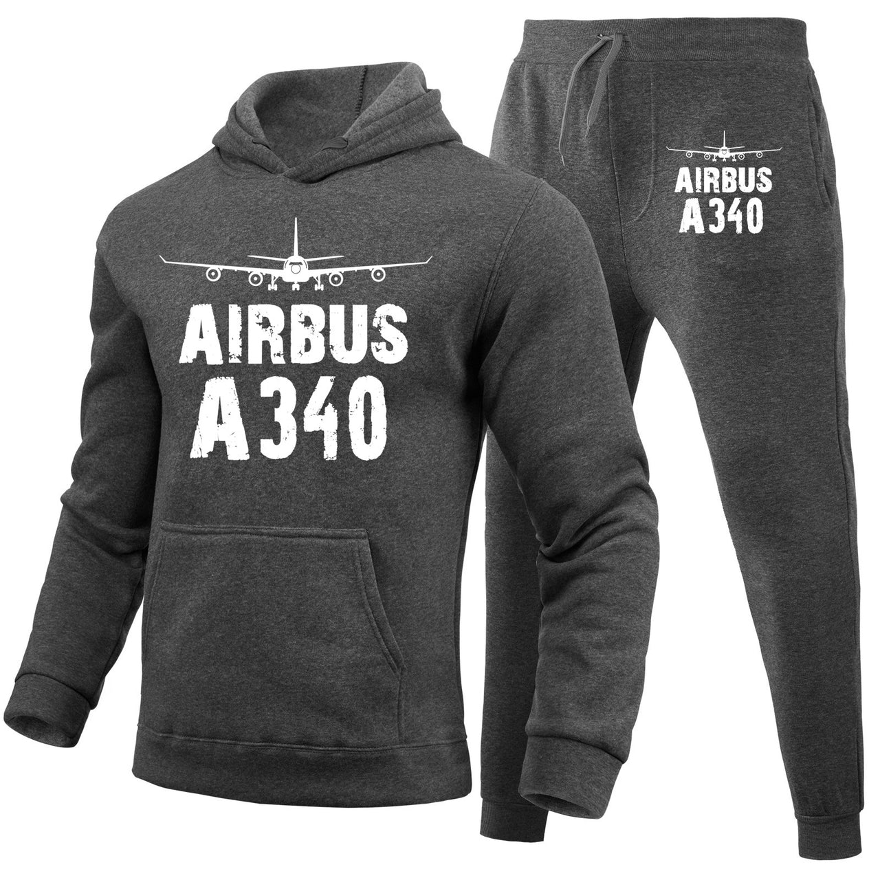 Airbus A340 & Plane Designed Hoodies & Sweatpants Set