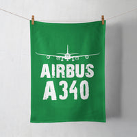 Thumbnail for Airbus A340 & Plane Designed Towels