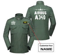 Thumbnail for Airbus A340 & Plane Designed Military Coats