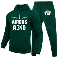 Thumbnail for Airbus A340 & Plane Designed Hoodies & Sweatpants Set