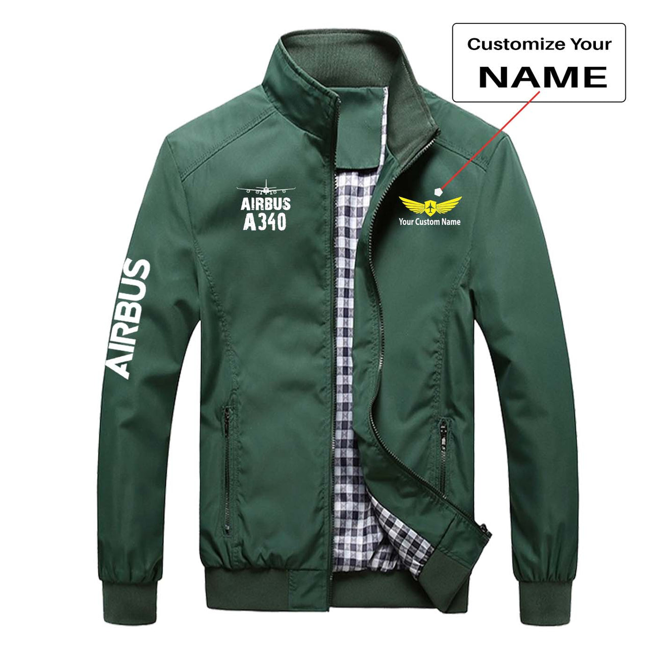 Airbus A340 & Plane Designed Stylish Jackets