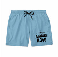 Thumbnail for Airbus A340 & Plane Designed Swim Trunks & Shorts