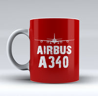 Thumbnail for Airbus A340 & Plane Designed Mugs